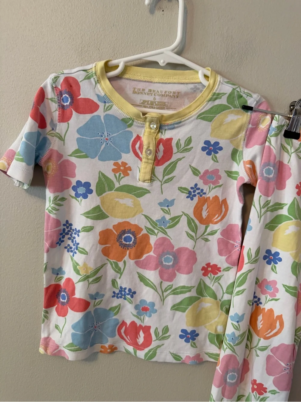 The Beaufort Bonnet Company Kids Floral Pajama Set - Multicolor
